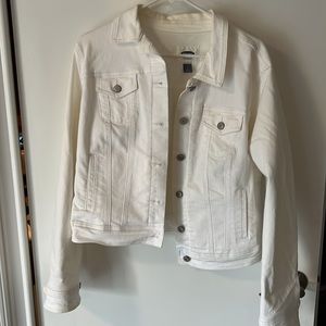 Old Navy White Denim Jacket